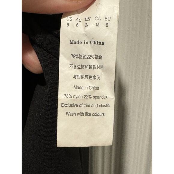 QINSEN Strappy Square Neck Tank Top Size 8 Tummy Control Bodycon Stretch Shorts - Picture 4 of 5